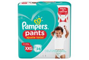 Fralda Pampers Pants Ajuste Total Xxg 28 Unidades