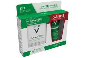 Kit Especial Limpeza Diária Vichy Normaderm Na Compra De 1 Sabonete Dematologico Em Barra 70g Ganhe 1 Nomaderm Gel De Limpeza Profunda 40g