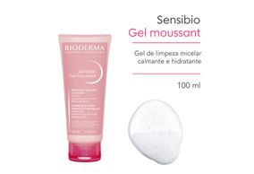 Bioderma Sensibio Gel De Limpeza Moussant Pele Sensivel 100ml