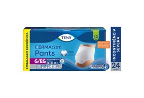 Roupa Para Incontinência Tena Pants Dermacare Tamanho G/Eg Com 24 Unidades