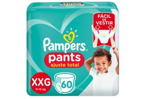 Fralda Pampers Pants Ajuste Total Xxg 60 Unidades