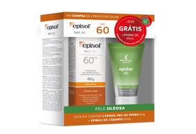 Episol Sec Oc Fps60 60g Gratis Epidac Oc Sabonete Liquido 60ml