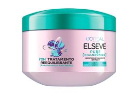 Creme De Tratamento Elseve Reequilibrante 72h L&#39;Oréal Paris Pure Hialurônico Com 300g