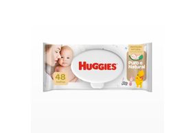 Lenços Umedecidos Huggies Puro E Natural - 48 Unidades