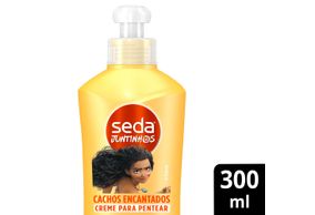 Creme Para Pentear Seda Juntinhos Moana Cachos Encantados  Infantil 300ml