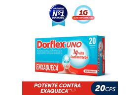 Dorflex Uno Dipirona Monoidratada 1g Com 20 Comprimidos