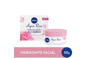 Hidratante Nivea Facial Gel Creme Aqua Rose 50ml