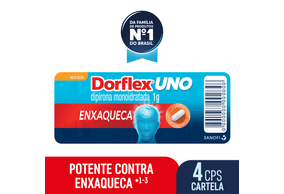 Dorflex Uno Dipirona Monoidratada 1g 4 Comprimidos