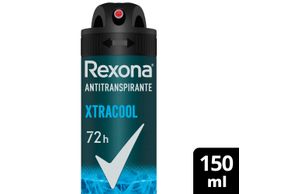 Desodorante Antitranspirante Aerosol Masculino Rexona Extracool 72 horas 150ml