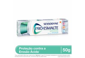 Sensodyne Pró-Esmalte Creme Dental Para Dentes Sensíveis Essência De Menta 50g