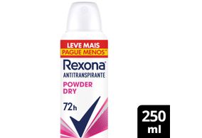 Desodorante Rexona Powder Dry 72horas Aerossol 250ml