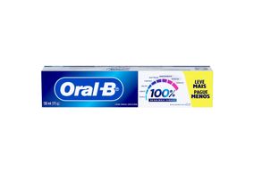 Creme Dental Oral-B 100% Com 1 Unidade De 175g Preço Especial