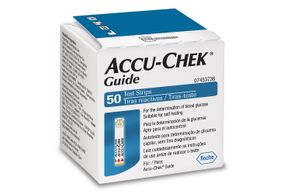 Fita Accu Chek  Guide Com 50 Testes