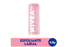 Esfoliante Labial Nivea Scrub Rosa Mosqueta + Vitamina E 4,8g