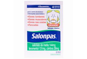 Salonpas Emplastro Grande Com 4 Unidades