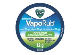 DESCONGESTIONANTE VICK VAPORUB 12G