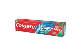 Creme Dental Colgate Tripla Ação Leve 180 Pague 140g