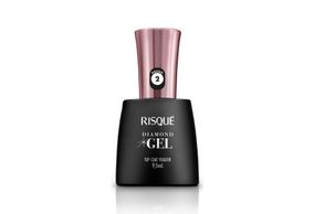 Esmalte Risque Diamond Gel Fixador Top Coat 9,5ml