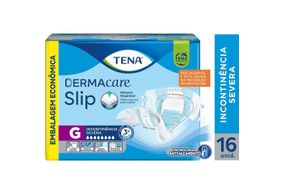 Fralda Geriátrica Tena Slip Dermacare G 16 Unidades