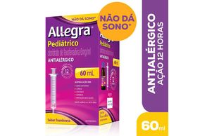 Antialérgico Infantil Allegra Pediátrico 6mg/Ml Suspensão Oral 60ml