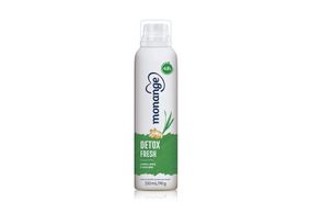 Desodorante Monange Detox Fresh Aerosol Antitranspirante 48h Sem Alcool Capim Limão E Gengibre 90g