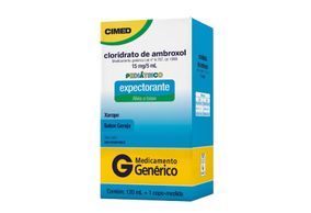 Cloridrato De Ambroxol Pediátrico Xarope 120ml Generico Cimed