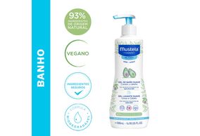 Mustela Dermo Lavante Gel Espumoso Cabelo E Corpo 500ml