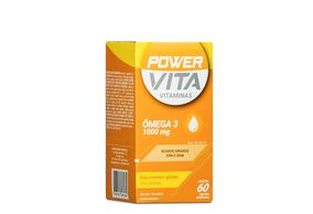 Power Vita Ômega 3 1000mg Com 60 Cápsulas