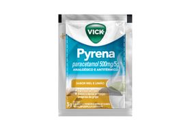 Chá para Gripe Vick Pyrena Sabor Mel e Limão 5g