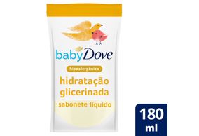 Sabonete Dove Baby Hidratação Glicerinada Refil 180ml