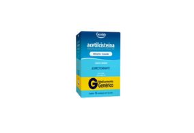 Acetilcisteina 600mg Com 16 Envelopes De 5g Generico Geolab