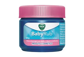 Pomada Calmante para Bebês Vick BabyRub 50g