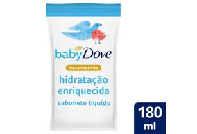 Sabonete Líquido Baby Dove  Hidratação Enriquecida Refil 180 Ml