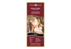 Tintura Natural Henna Surya Preto 70ml