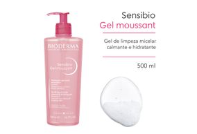 Bioderma Sensibio Gel Moussant Gel De Limpeza Micelar Calmante E Hidratante 500ml