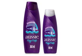 Shampoo Aussie Mega Moist 360ml + Condicionador 180ml