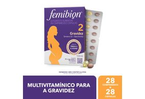 Multivitamínico Femibion 2 Para Gravidez 28 Comprimidos E 28 Cápsulas