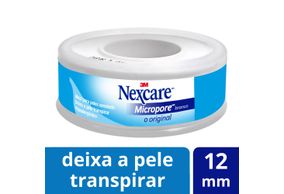 Fita Micropore Nexcare Branca - 12 Mm X 4,5 M