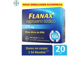 Flanax 275mg Bayer 20 comprimidos (embalagem econômica)