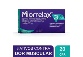 Miorrelax 3 Ativos Com 20 Comprimidos