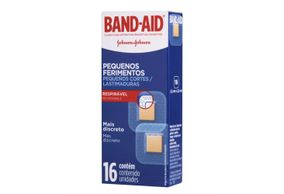 Curativos Band Aid Pequenos Ferimentos 16 Unidades