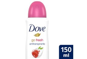 Desodorante Antitranspirante Aerosol Dove Go Fresh Romã e Verbena 150ML