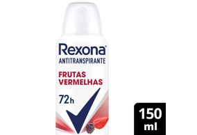 Desodorante Antitranspirante Aerosol Rexona Frutas Vermelhas 72 horas 150ml