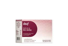 Kit Banho De Lua Dauf Vinho Com 6 Produtos