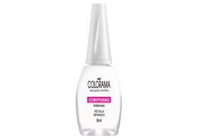 Esmalte Cremoso Colorama Petala Branca 8ml Sem Blister