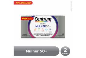 Centrum Select  Multivitaminico Mulher 50 + Vitaminas De A A Z  60 Comprimidos