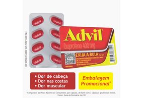 Advil Extra Alivio 400mg 8 Cápsulas