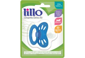 Chupeta Lillo Extra Air Anatômica Silicone Tamanho 2 Azul