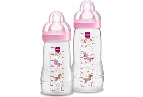 Kit Mamadeira Mam Easy Active Set Cor Rosa 330ml + 270ml