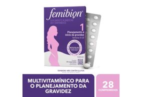 Multivitamínico Femibion 1 Planejamento E Início Da Gravidez 28 Comprimidos